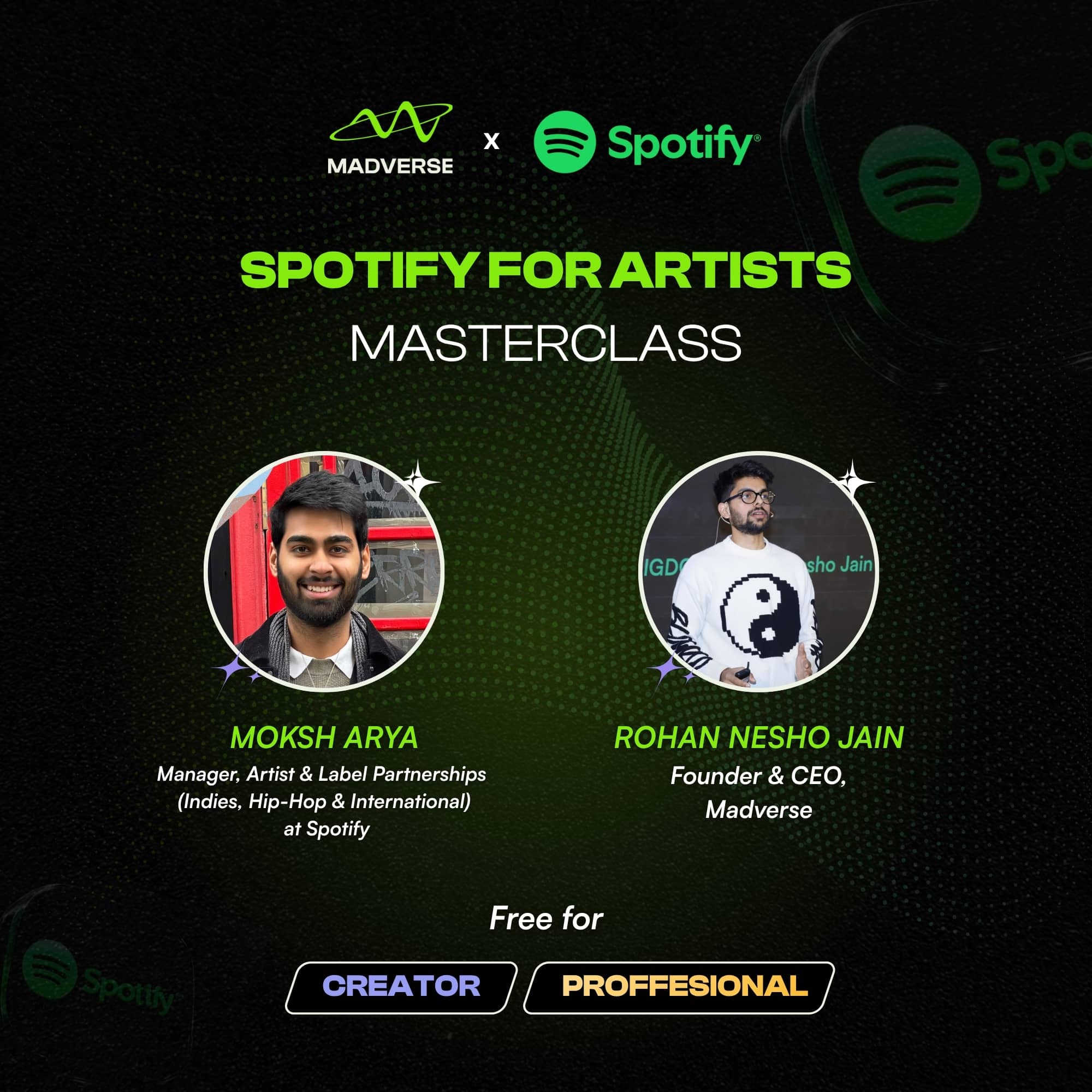 Spotify x Madverse Masterclass